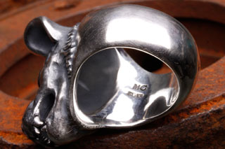 Mad Cult hk Hyena Head 純銀戒指