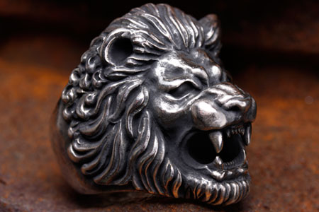 Mad Cult hk Lion Head 純銀獅子頭戒指