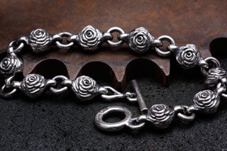 Mad Cult Rose Ball Bracelet 純銀手鏈