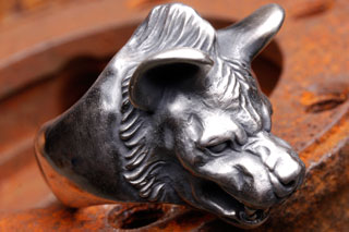 Mad Cult hk Hyena Head 純銀戒指