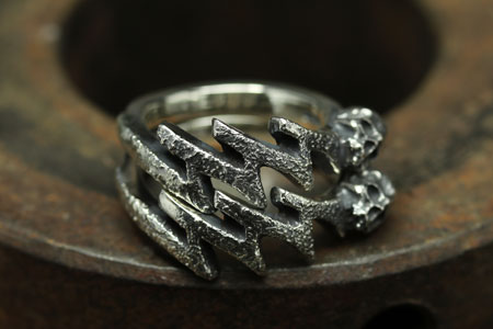 Mad Cult 777 Lightning rust Ring S