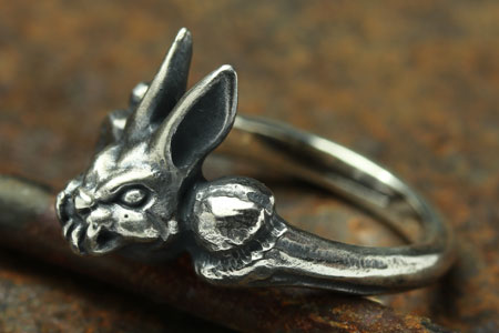 Mad Cult Evil Rabbit Ring S