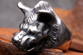Mad Cult hk Hyena Head 純銀戒指