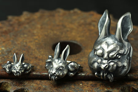 Mad Cult Evil Rabbit Ring S