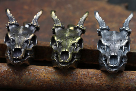 Mad Cult hk Deer Skull Head 鹿頭吊墜