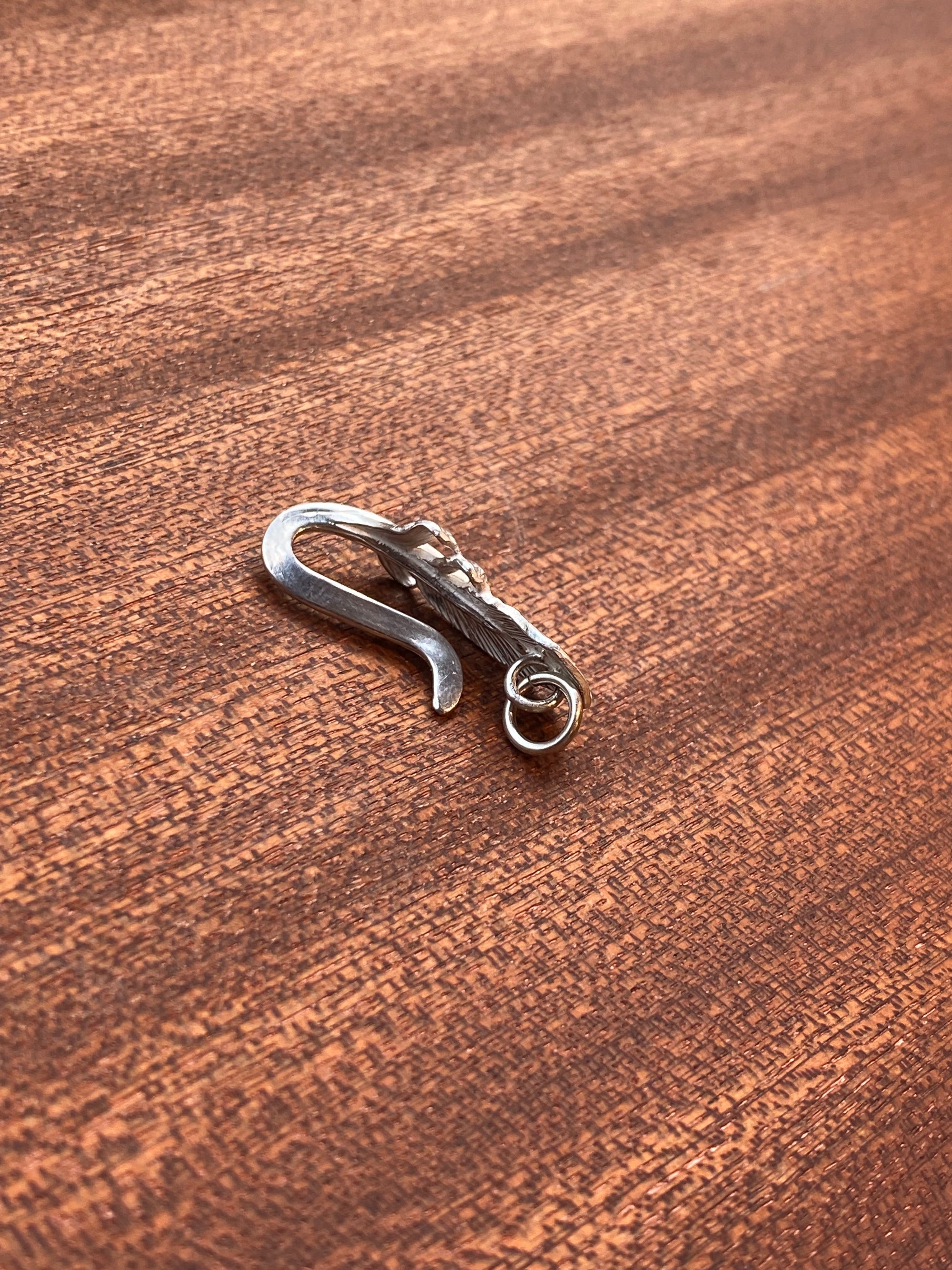 925 Silver Feather Hook