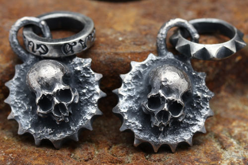 Mad Cult hk Death Sprocket 骷髏吊墜