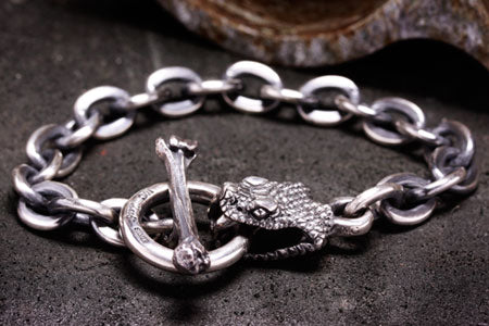 Mad Cult Murder Snake Biting Bracelet