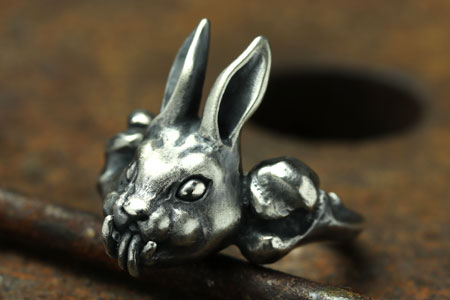 Mad Cult hk Evil Rabbit 戒指M
