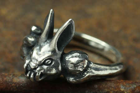Mad Cult Evil Rabbit Ring S