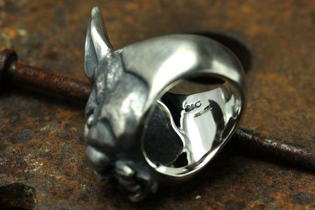 Mad Cult hk Evil Rabbit 戒指 L