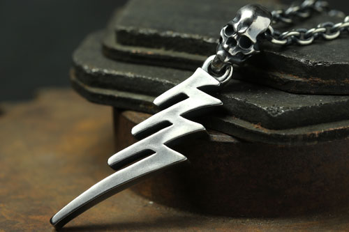 Mad Cult hk 777 Lightning 骷髏吊墜 S