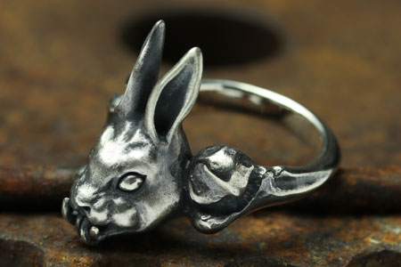 Mad Cult hk Evil Rabbit 戒指M