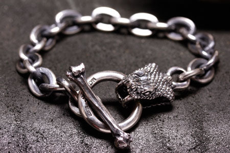 Mad Cult Murder Snake Biting Bracelet
