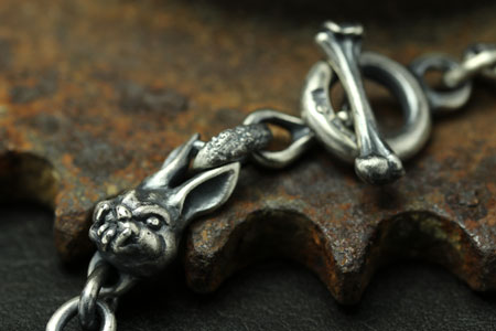 Mad Cult One Evil Rabbit 純銀手鏈