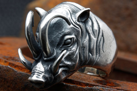 Mad Cult hk Babirusa Head R 純銀戒指