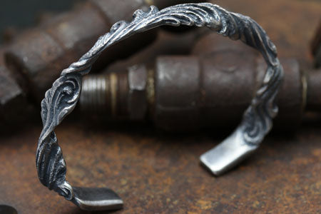 Mad Cult Vintage Twist Flow 純銀手鈪