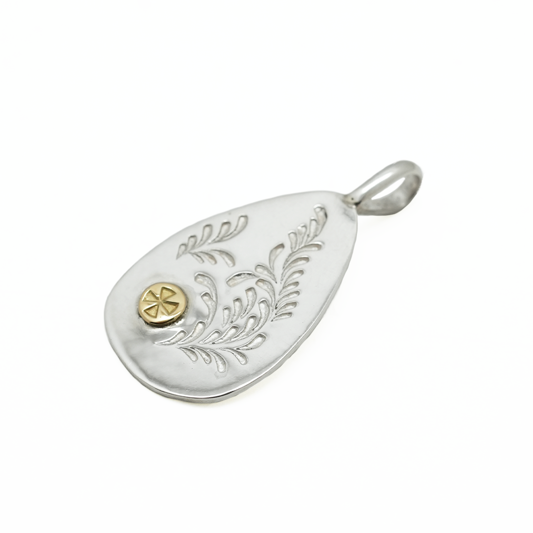 Silver Dollar Craft 18K Gold Point Arabesque Metal