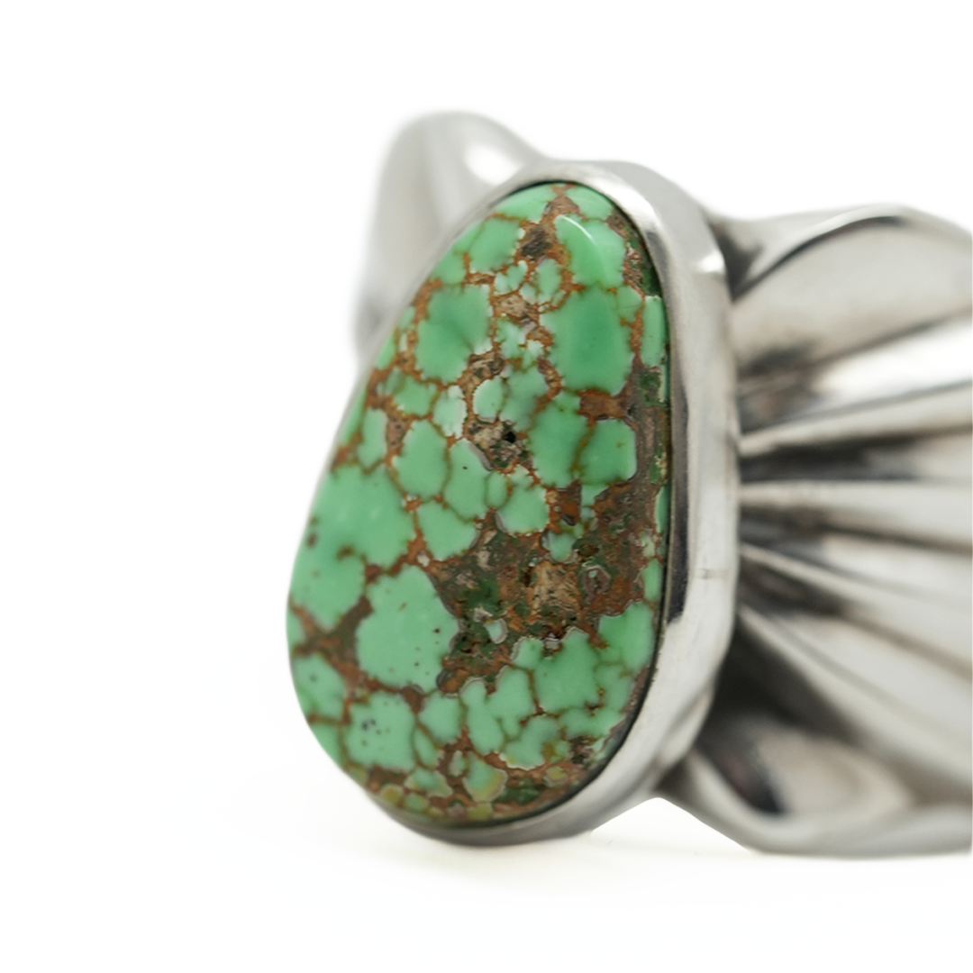 Silver Dollar Craft Carico Lake Turquoise Ring