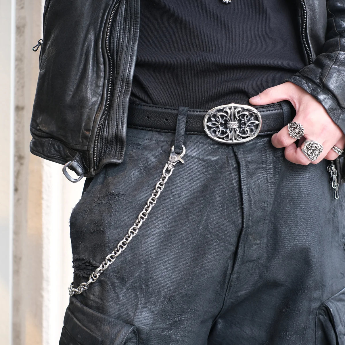 Oval Fang Wallet Chain: SP