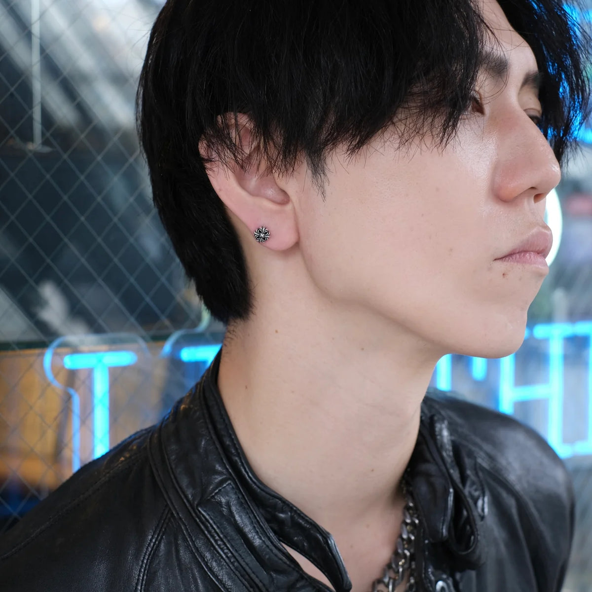 Double Ray Stud Earrings