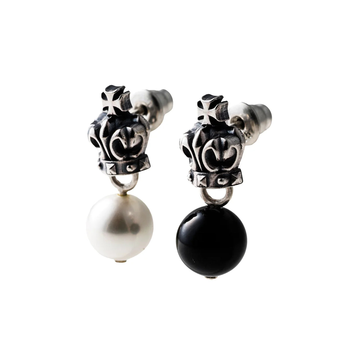 Crown Drop Earrings: SB