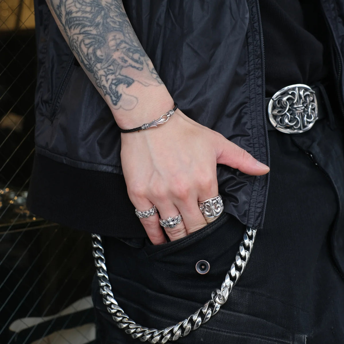Flare Hook Bracelet: SW3MM