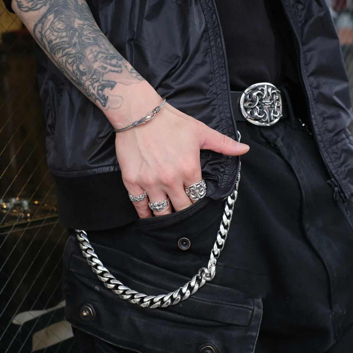 Flare Hook Bracelet: SW3MM