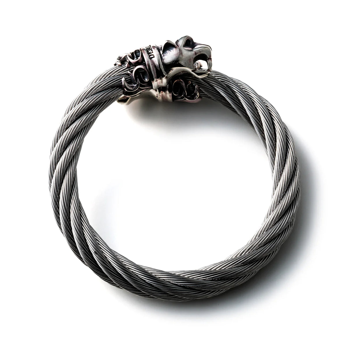 Fat Wire Bangle: Panther