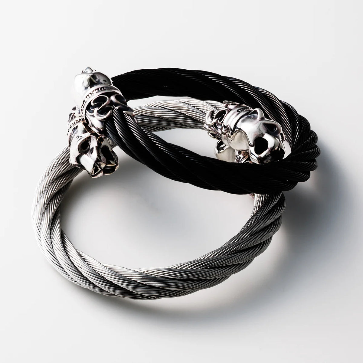 Fat Wire Bangle: Panther