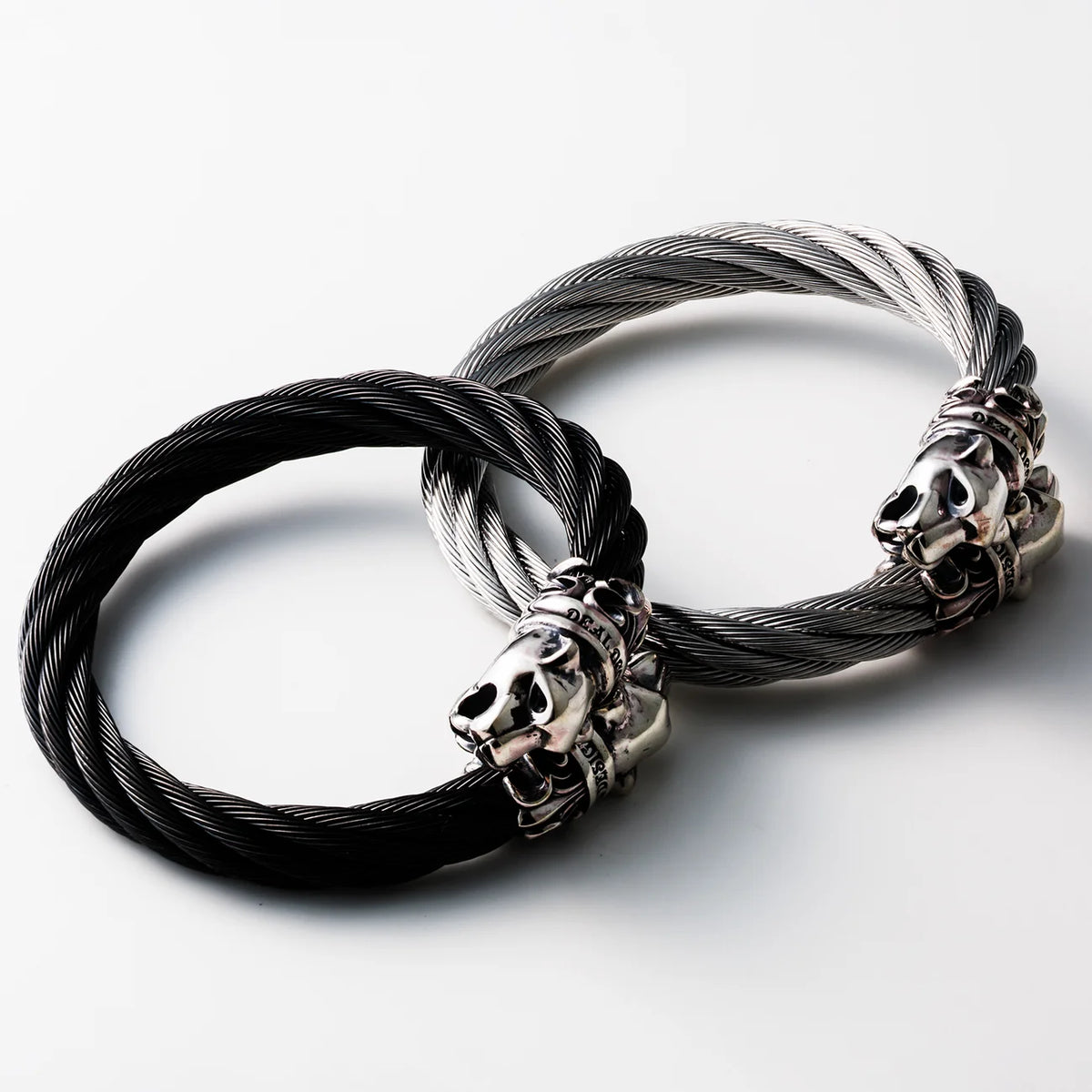 Fat Wire Bangle: Panther