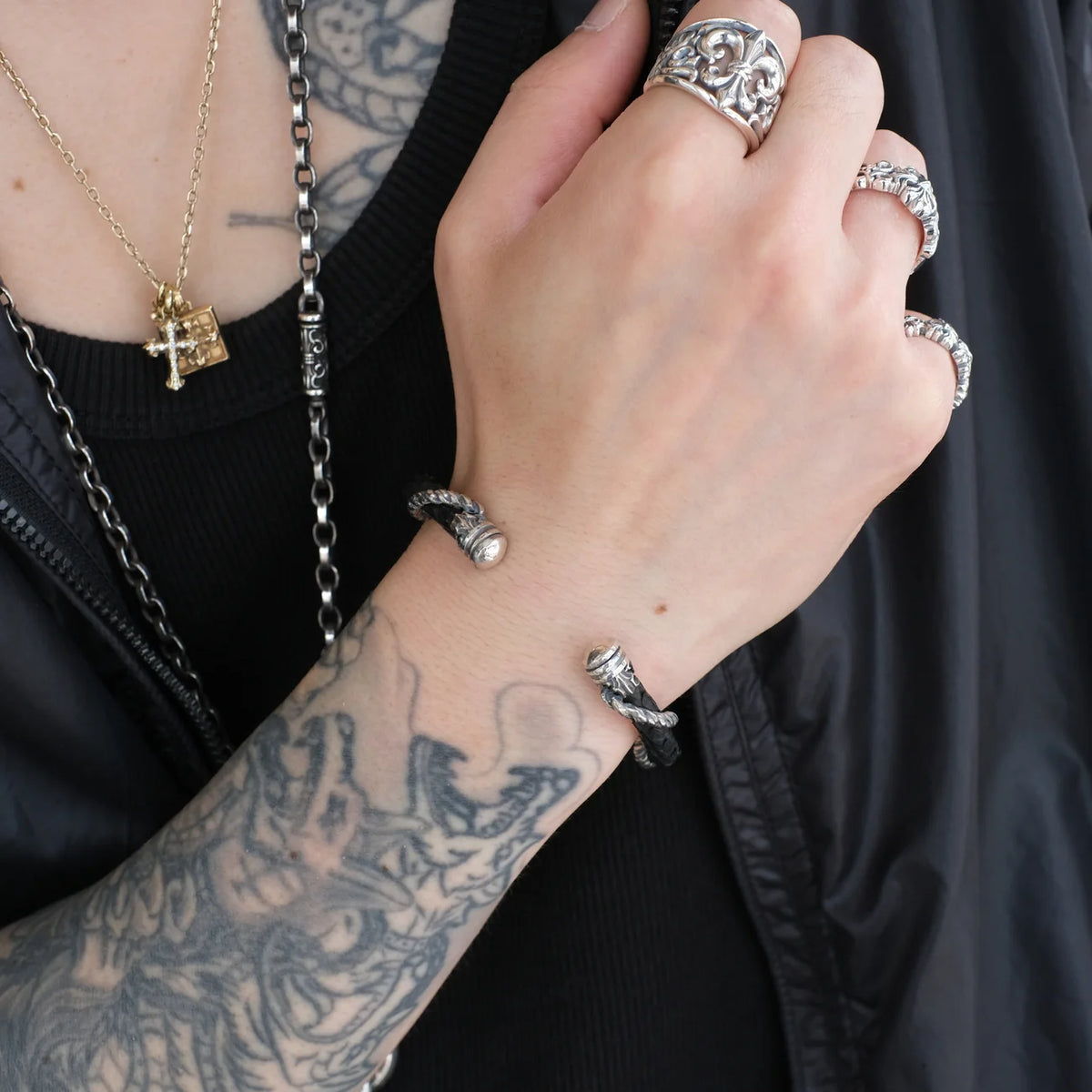 Spiral Rope Bangle