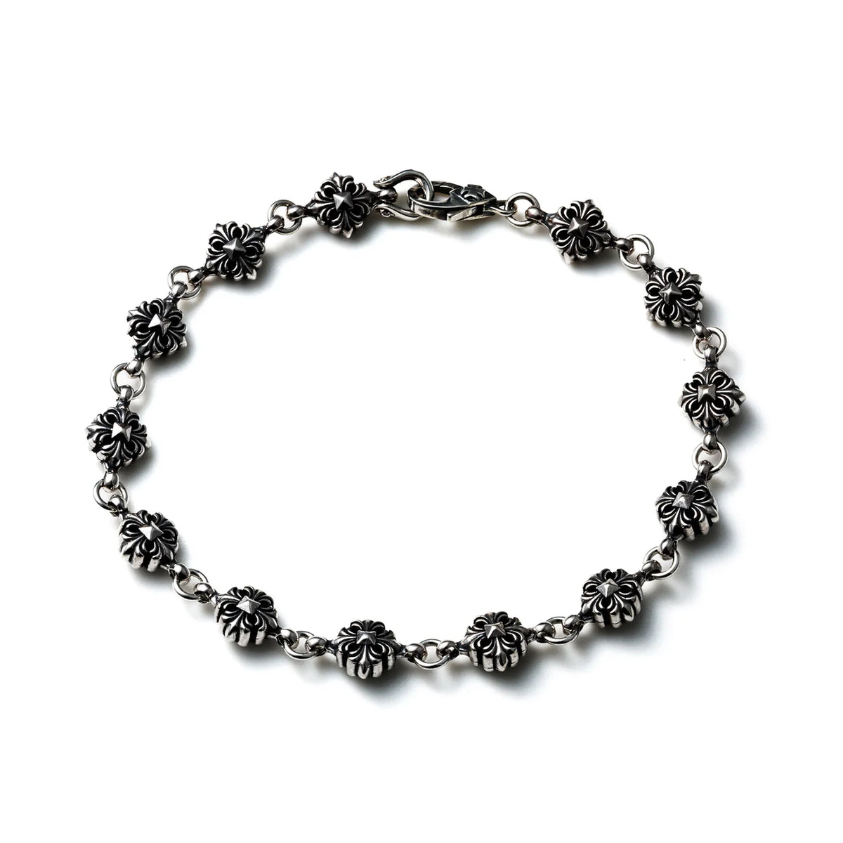 Double Ray Studded Bracelet: Narrow