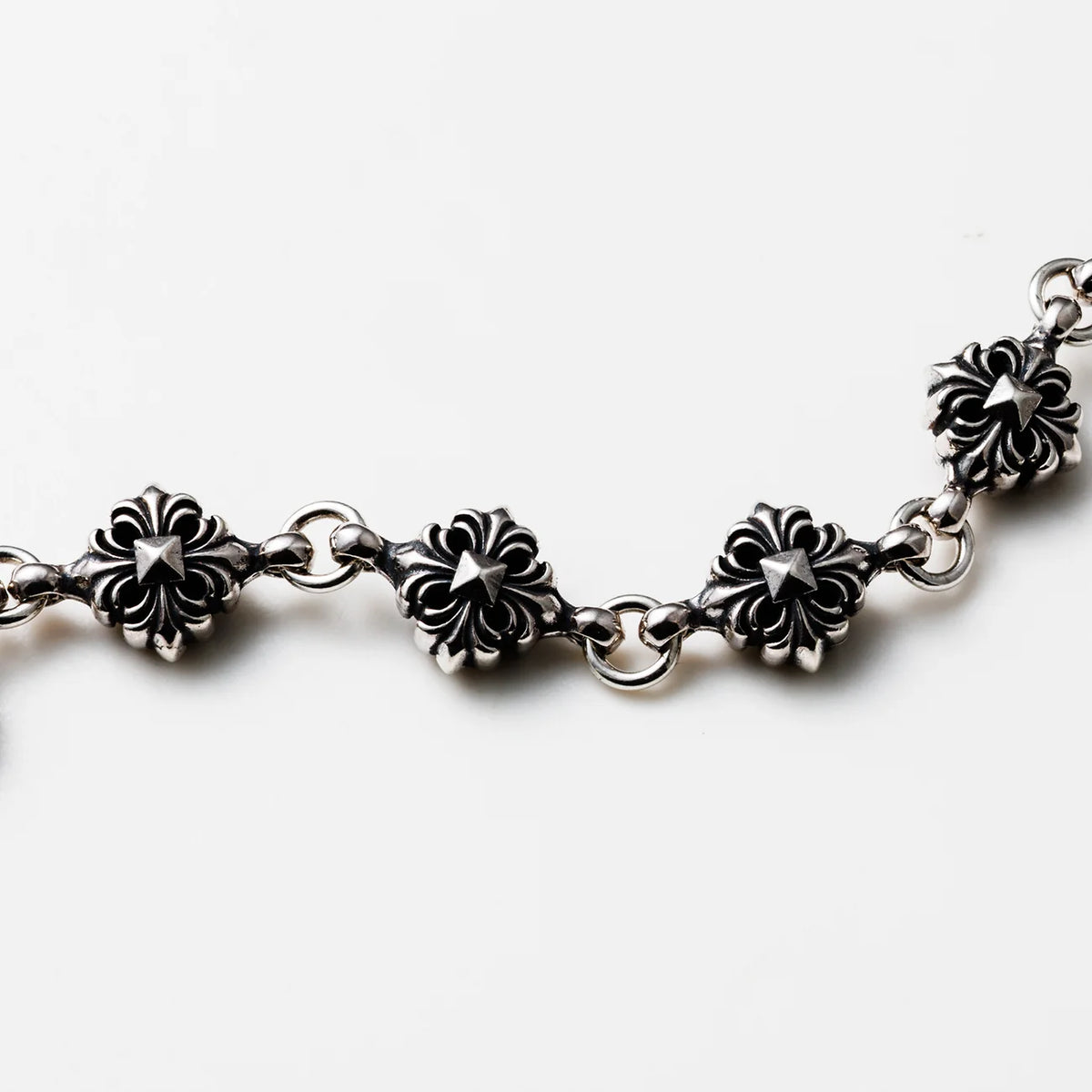 Double Ray Studded Bracelet: Narrow