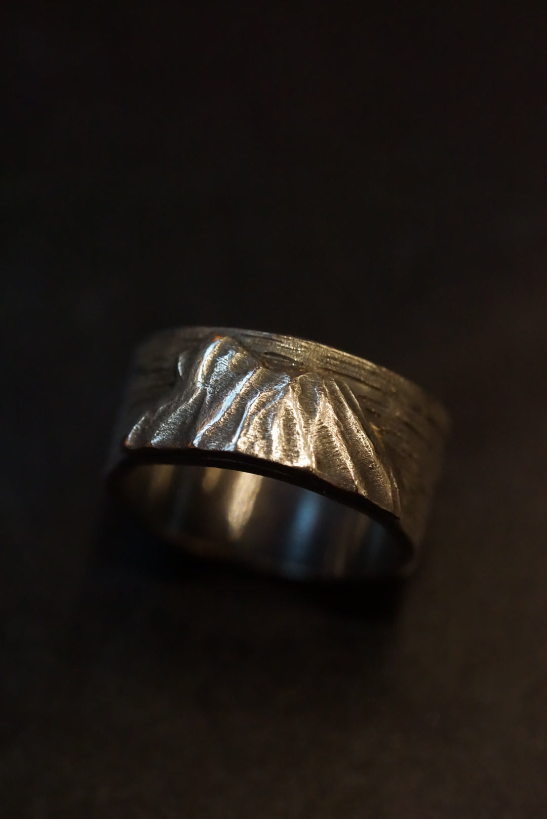 925 Silver Lion Rock Ring
