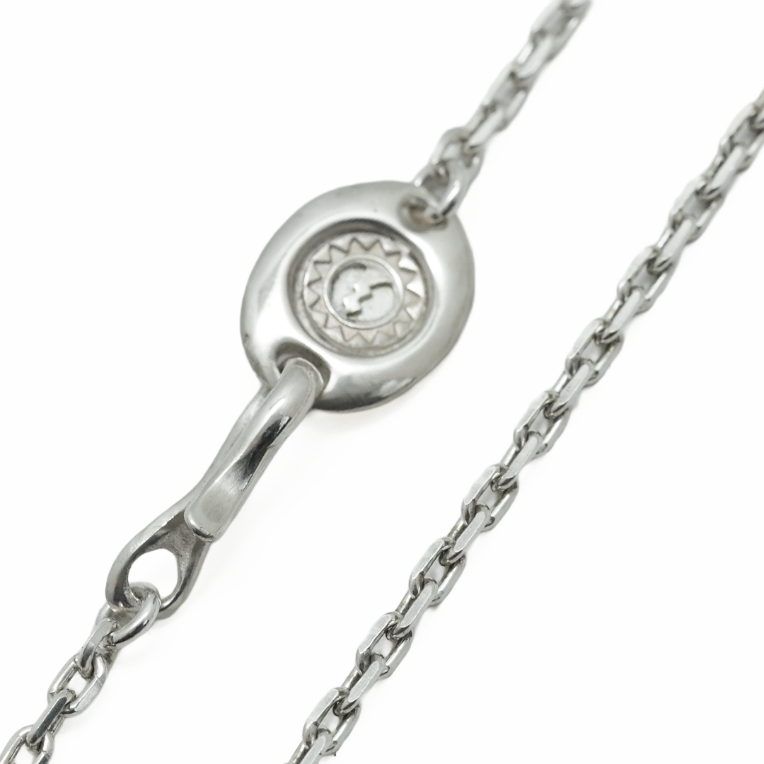 Silver Dollar Craft Silver Lightning Hook Necklace