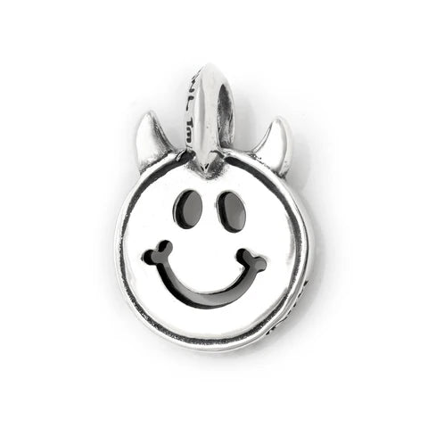 C375 Happy Face with Horns Charm