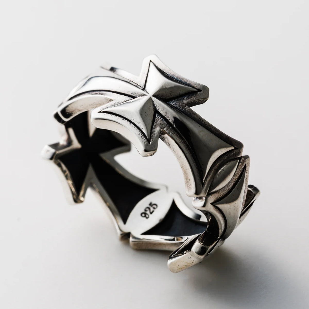 Solid Cross Ring