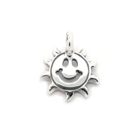 C388 Happy Face Sun Charm