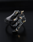 777 Lightning Ring w/18K Braze Custom