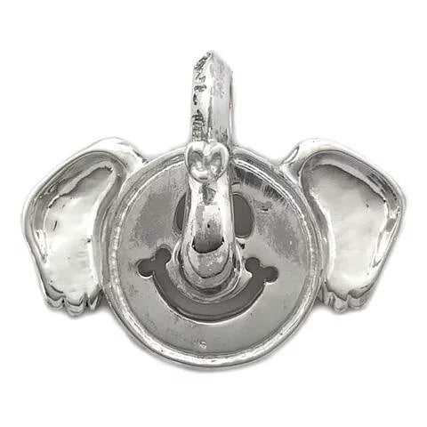 C390 Elephant Happy Face Charm