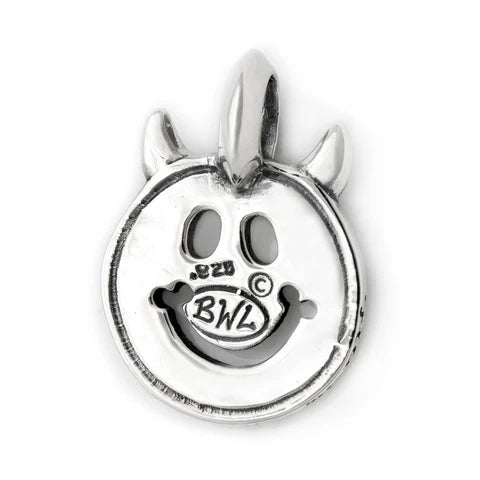 C375GR Happy Face Graffiti With Horns Charm