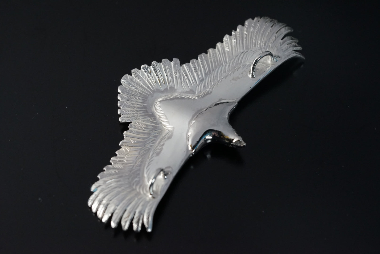 Albatory PT900 Eagle Head Silver Body Pendant M