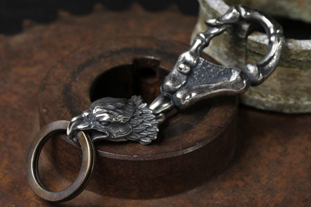 Over Seize Key Chain