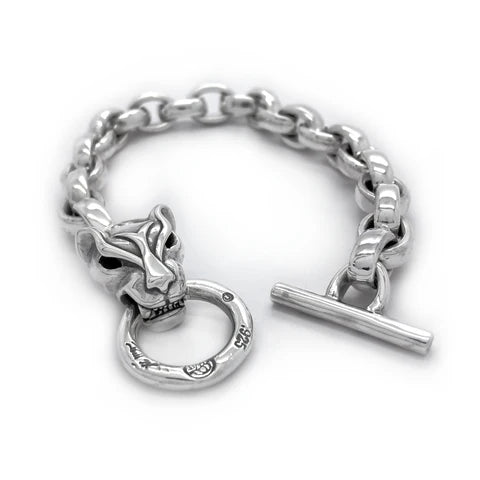BWL- B525 Chain with Panther Head Bracelet_1