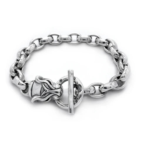 BWL- B525 Chain with Panther Head Bracelet_2
