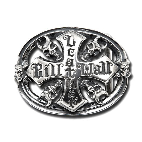 BWL- BB110 Demon Skull BWL Logo Belt Buckle_1