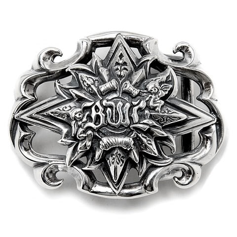 BWL- BB112 Silver BWL Nautical Star Buckle_1
