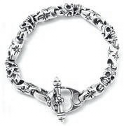 BWL - B503 Baby Skull Mid Star Bracelet 1