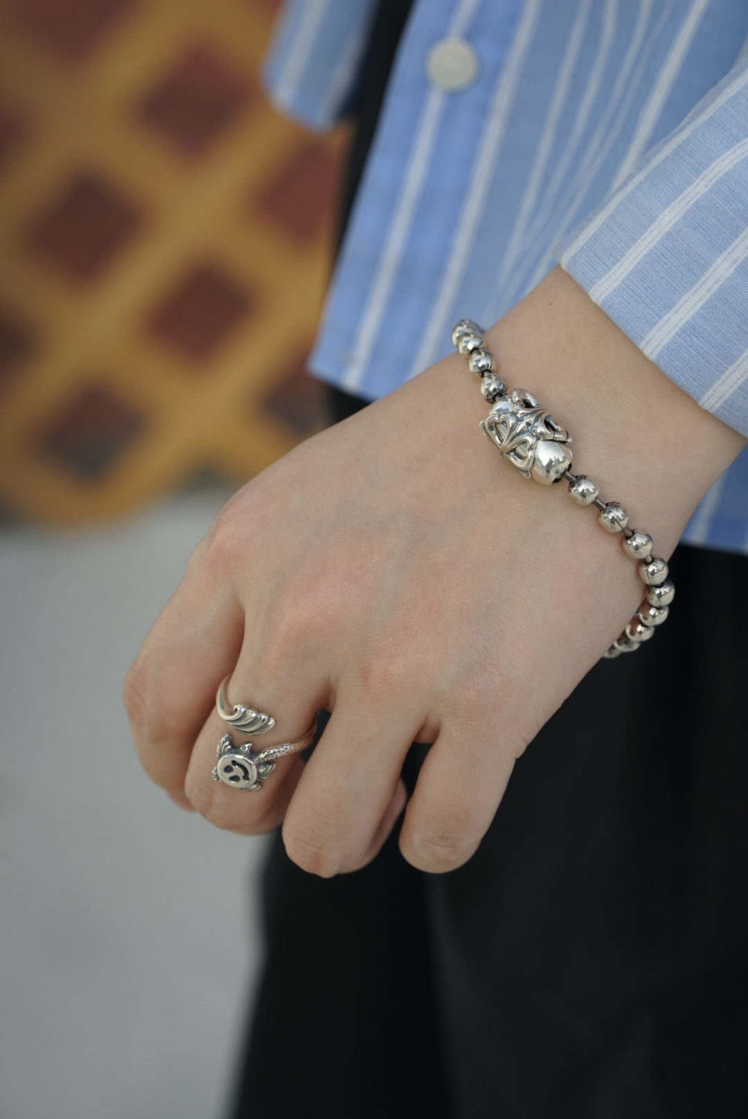 BWL Bracelet for unisex | B536 Ball Chain Bracelet | DEOPUZ